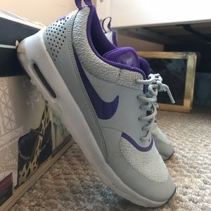 Grey/ Purple Nike Sneakers Size 6